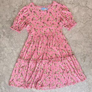 Draper James Pink Magnolia Floral Dress Size XS